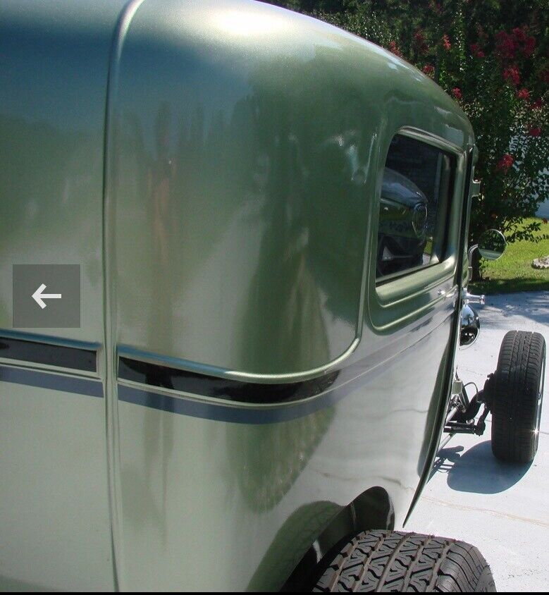 1929 Ford Model A Metallic Green with Black & Gray Beltline Stripes - photo 6