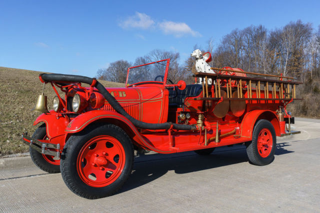 1929 Ford Model AA Authentic Fire Truck Howe Fire Apparatus Restored 1929 Ford Model A Fire Truck