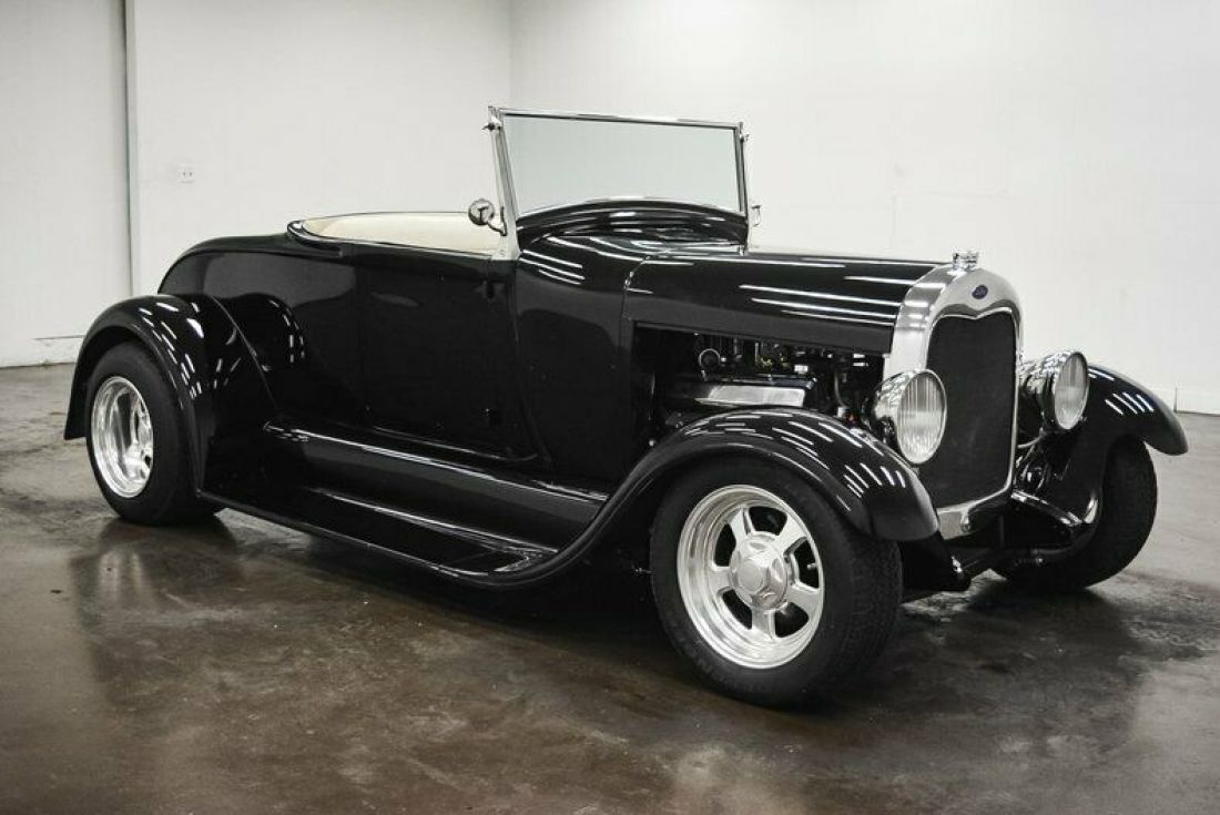 1929 Ford Roadster 160 Miles BLACK Roadster 350 Chevrolet V8 Turbo 400 Automati 1929 Ford Other