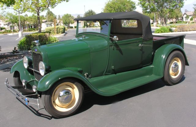 1929 FORD ROADSTER PICKUP 241 DODGE RED RAM HEMI 5 SPEED CAMARO TRANSMISSION 1929 Ford Model A