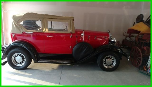 1929 Ford Shay Phaeton Replica Convertible, V8, Automatic, Velvet Interior 1929 Ford Shay Phaeton Replica Convertible