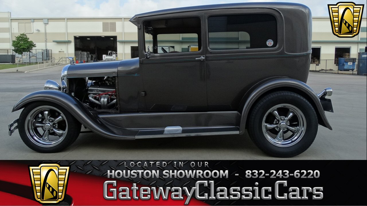 1929 Ford Tudor 5775 Miles Tahoe Gray Sedan 350 CID V8 GM 350 1929 Ford Model A