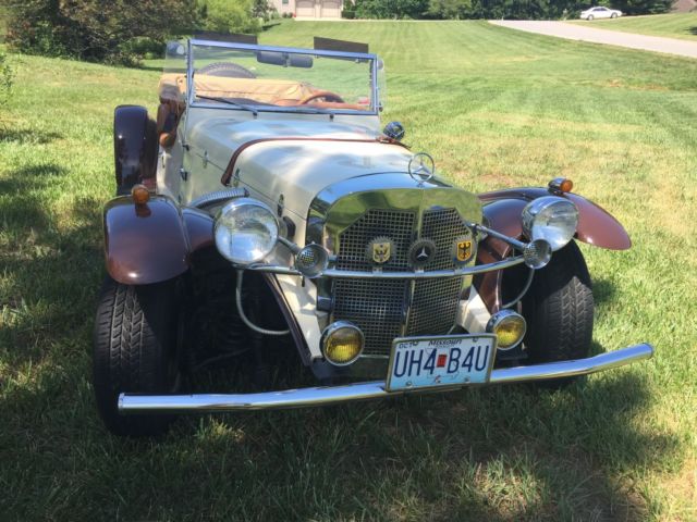 1929 GAZELLE MERCEDES BENZ KIT CAR FROM FIBERFAB CHEVETTE ASSEMBLY MANUAL 1929 Mercedes-Benz GAZELLE