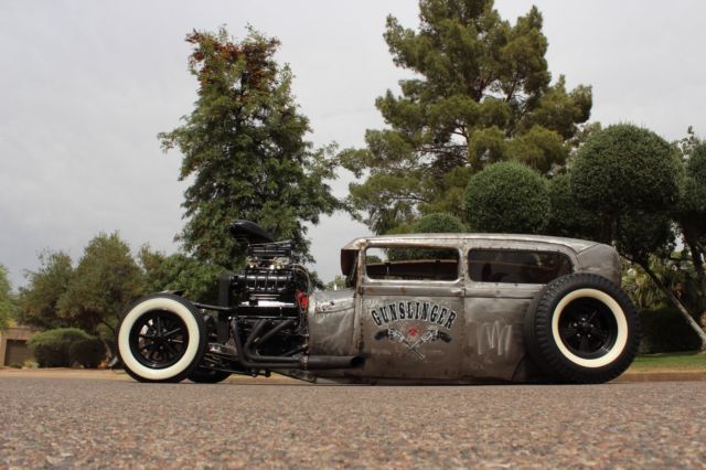 1929 HOT STREET RAT ROD All Steel Super Charged Show Winner One of a Kind Ford 1929 Ford Model A