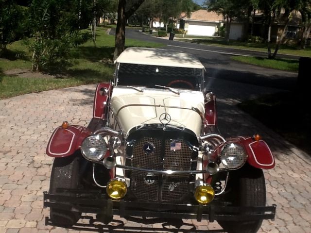 1929 Mercedes Benz SSK replica Gazelle 1975 Mercedes-Benz Other leatherette buckets and rear seat