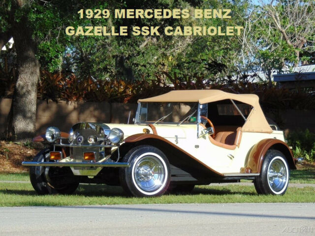 1929 MERCEDES GAZELLE SSK CABRIOLET NO RESERVE 3K MILES SINCE BUILD 1929 Mercedes-Benz Gazelle SSk Cabriolet EXCELLENT CONDITION MUST SEE BEAUTIFUL