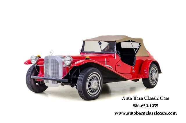 1929 Mercedes Replica Kit Car 50190 Miles Red Roadster 4-cyl Volkswagon 4-Spd M 1929 Mercedes-Benz Replica Kit Car --