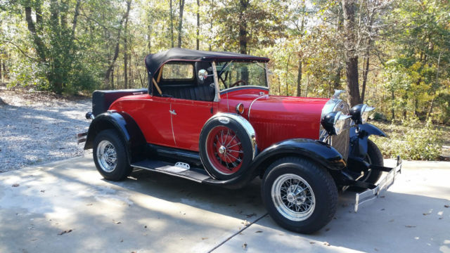 1929 Model A "SHAY" Reproduction Super Deluxe Roadster 1929 Ford Model A Shay