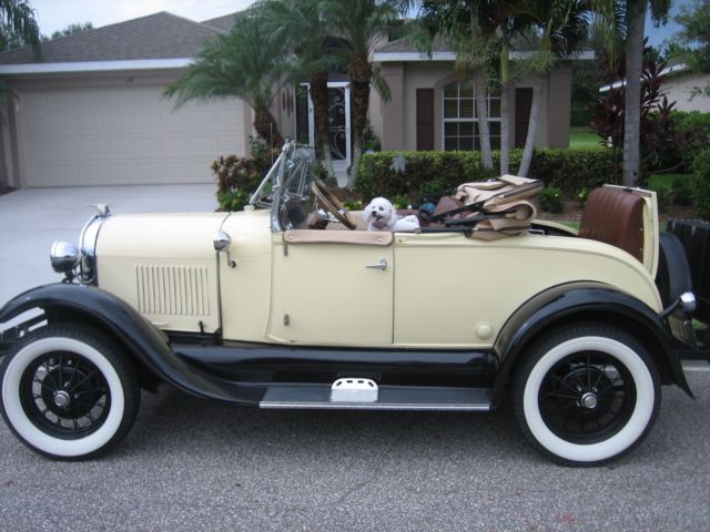1929 Model A Ford Roadster Convertible 1980 Ford Model A DeLuxe