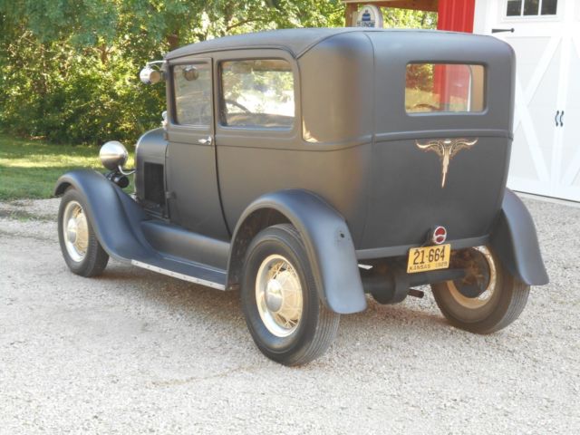 1929 MODEL A FORD TUDOR SEDAN, MODEL A 2DR SEDAN, TRADITIONAL HOT ROD, HOP UP 1929 Ford Model A