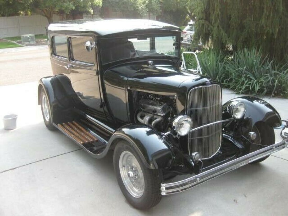 1929 Model A Tudor Sedan, Hot Rod, Sun Roof, Steel Body, Corvett Engine,350 Turb 1929 Ford Model A