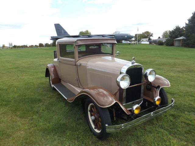 1929 Oldsmobile F29 rumble seat coupe antique car muscle car classic car 1929 Oldsmobile f29