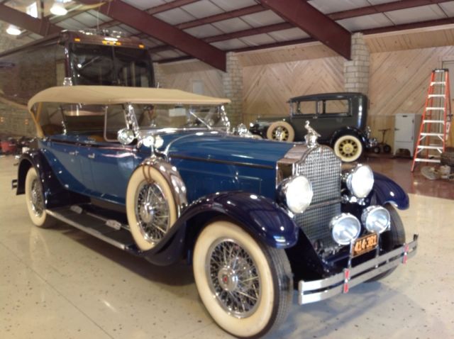 1929 packard B 645 sport phaeton Dietrich 1929 Packard Phaeton Open car dual cowl phaeton