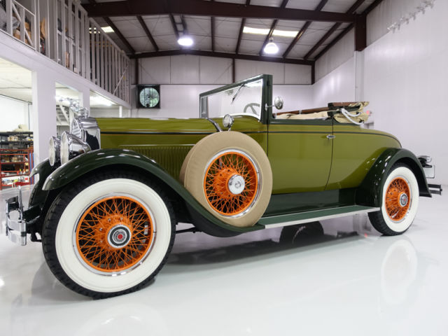 1929 Packard Eight 626 Rumble Seat Convertible Coupe, Beautifully Restored 1929 Packard Eight 626 Eight 626 Rumble Seat Convertible Coupe