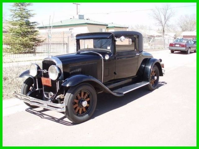 1930 Buick Business Coupe Straight 6 Gas 3-Speed Man Restored Interior & Top AZ 1930 Buick Other