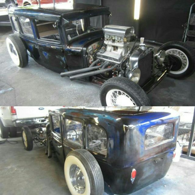 1930 FORD HOT ROD SLAMMED ON AIR RIDE 383 STROKER CUSTOM BUILT BAD AZZ RIDE 1930 Ford Model A