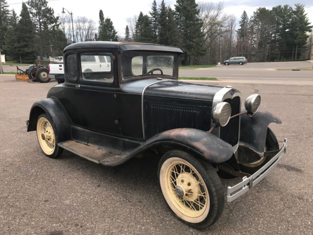 1930 Ford Model A 2 Door Coupe Car 2 Owners Barn Find Daily Driver Runs Good Rod 1930 Ford Model A Coupe