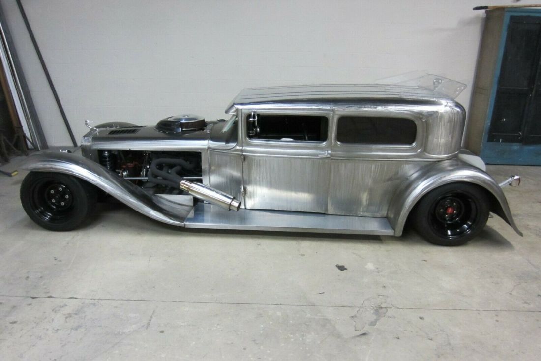 1930 Ford Model A 2 door sedan bare metal hot rod, rat rod, street rod, race car 1930 Ford Model A