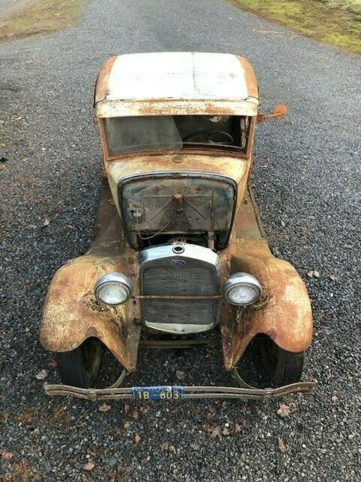 1930 FORD MODEL A COUPE - BARN FIND - DEPRESSION ERA BED - TROG - HAMB - HOT ROD 1930 Ford Model A