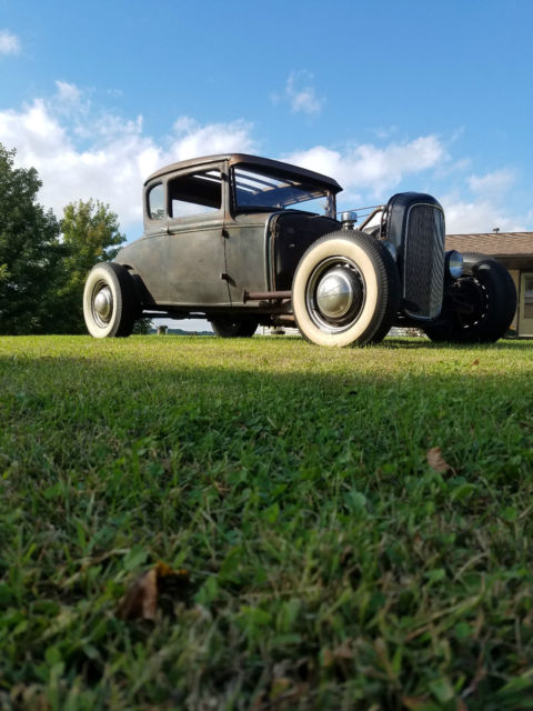 ``1930 ford model a coupe hot rod rat rod deluxe traditional hot rod chopped 1930 Ford Model A