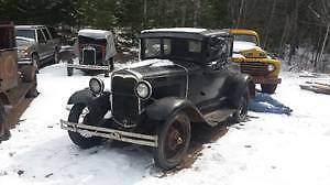 1930 Ford Model A Coupe Runs Barn Find Hot Rod AV8 1930 Ford Model A