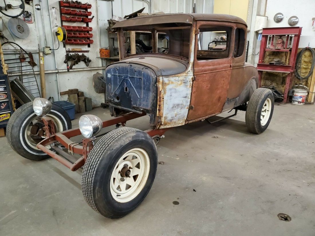 1930 Ford Model A coupe Street hot rat rod project drop lowered 1931 1930 Ford Model A