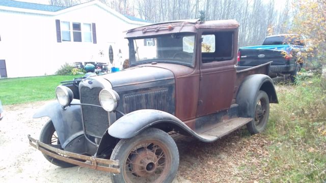1930 Ford model A pickup, barn find, project. 1930 Ford Model A