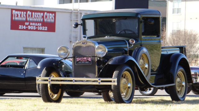 1930 Ford Model A Pickup Truck Bed Green ***BEAUTIFULLY RESTORED*** 1930 Ford Model A Pickup