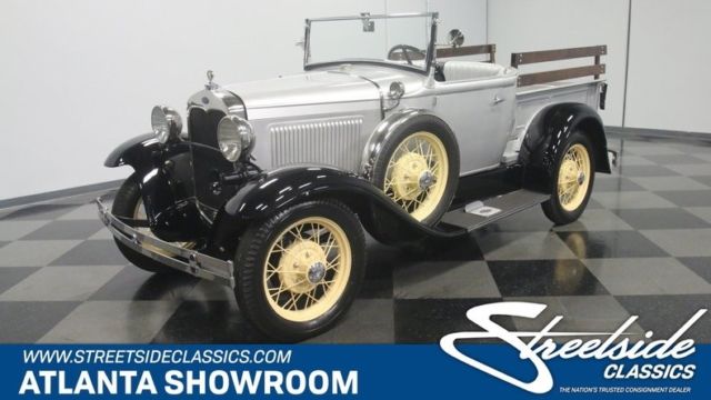 1930 Ford Model A Roadster Pickup Pickup Truck 200 CI Inline 4 Manual Classic Vi 1930 Ford Model A Roadster Pickup
