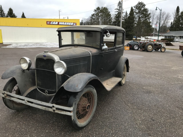1930 Ford Model A Sedan Running Barn Find Numbers Matching Solid Driver Titled 1930 Ford Model A Sedan