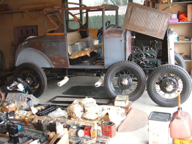 1930 Ford Model A Sport Coupe Restored Project w/ Parts to Complete 1930 Ford Model A