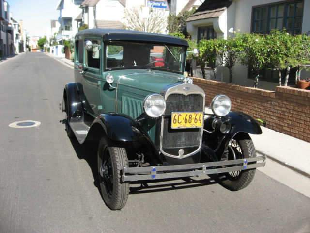 1930 FORD MODEL A TUDOR-Exceptional, Rust Free, California Vintage Vehicle 1930 Ford Model A Tudor-Two Door Sedan