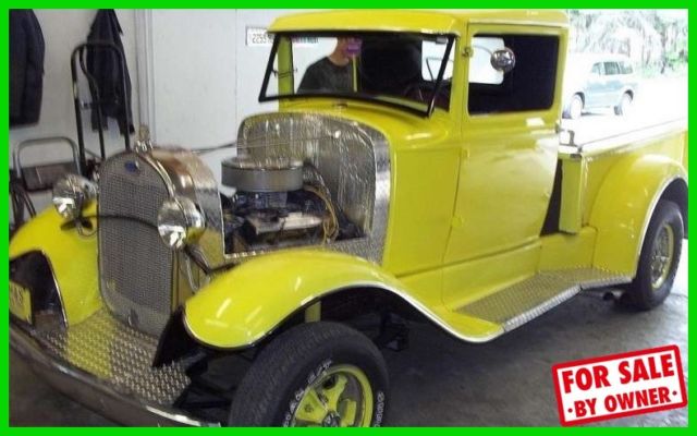 1930 Ford Pickup 350 V8 Gas Engine Edelbrock Carb Auto Trans Frame off build 1930 Ford Other Pickups
