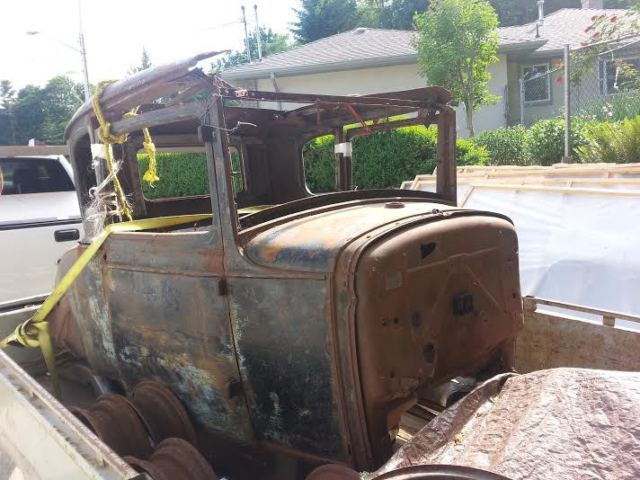 1930 Model A coupe hot rat rod traditional project barn find 1930 Ford Model A