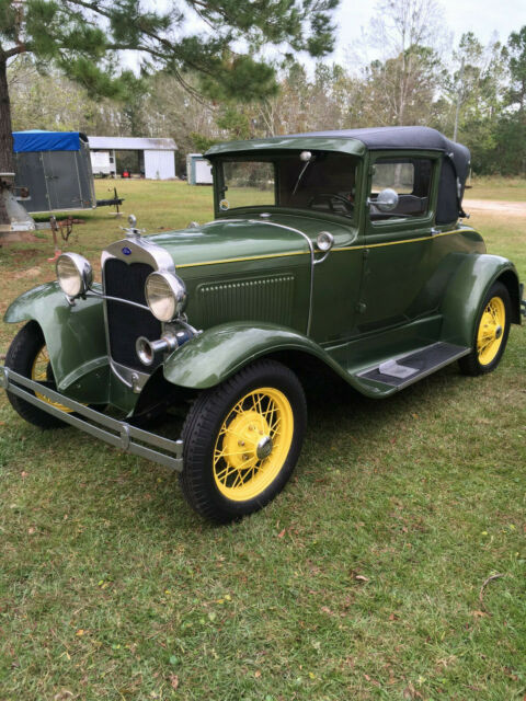1930 Model A Deluxe Coupe with Rumble seat 1930 Ford Model A deluxe coupe