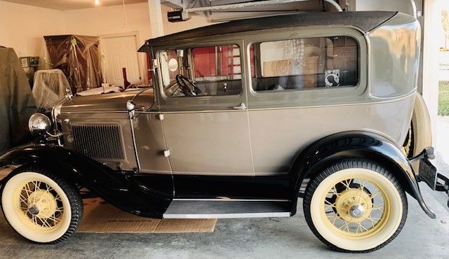 1930 Model A Deluxe Tudor Sedan, runs, drives and stops well 1930 Ford Model A Deluxe