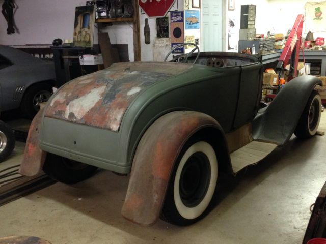 1930 Model A Ford Roadster original vintage hot rod old skool rat rod 1930 Ford Model A