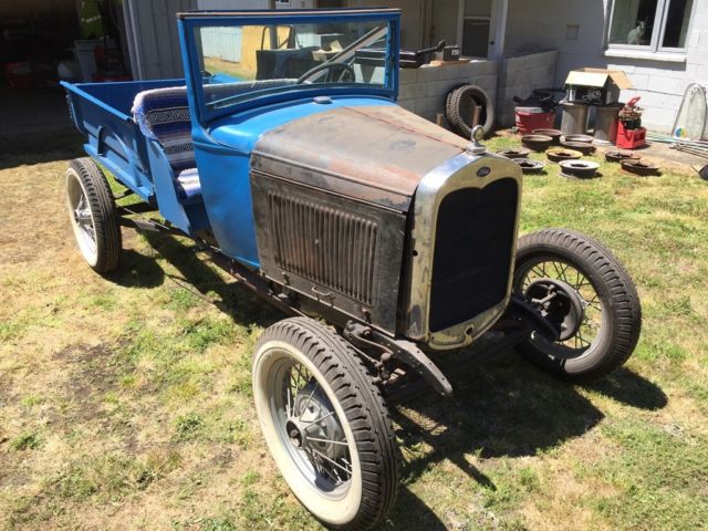 1930 Model A Running Chassis with cowl and truck bed 1930 Ford Model A