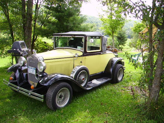 1930 Ford Model A steps side mounts spares trunk - photo 2