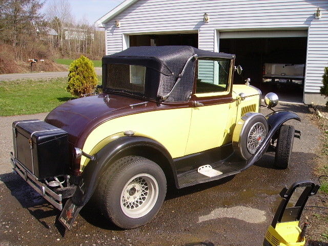 1930 Ford Model A steps side mounts spares trunk - photo 3