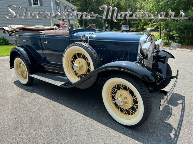 1931 Blue Open Top Convertible 4 Door Excellent Condition 1931 Ford Phaeton