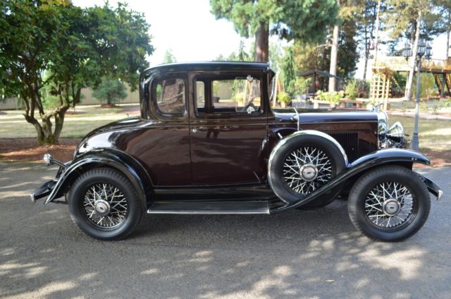 1931 Chevrolet Coupe, Highest Option Coupe, test mule, Museum Collection, 1 of 1 1931 Chevrolet Rumble seat Coupe Special order