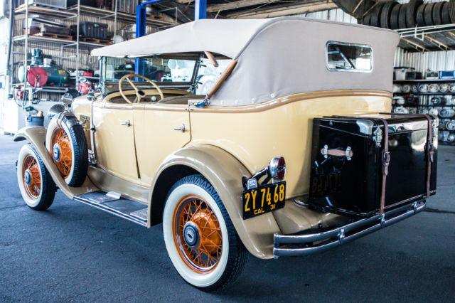 1931 Chevrolet AE-3 INDEPENDENCE PHAETON 5 PASSENGER CONVERTIBLE - photo 3