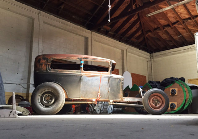 1931 ford chopped and channeled model A sedan hot rat rod project trog 1931 Ford Model A