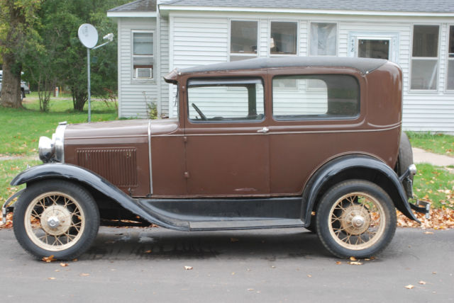 1931 Ford Model A 2 Door Sedan Driver Older Resto Barn Find Tudor Hot Rod Banger 1931 Ford Model A