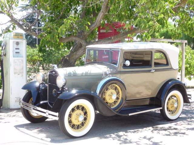 1931 FORD MODEL A-400 CONVERTIABLE SEDAN MODEL A (RARE MUST SEE) L@@K!!! 1931 Ford Model A