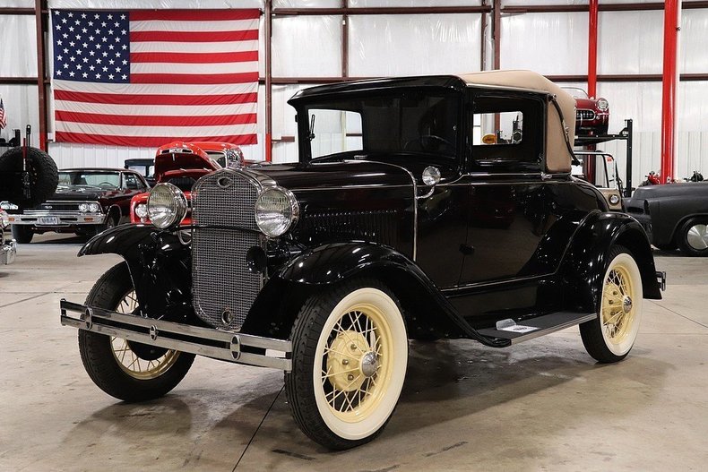 1931 Ford Model A 94568 Miles Black Cherry Coupe Inline 4 Manual 1931 Ford Model A --