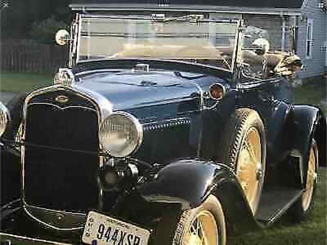 1931 Ford Model A Convertible Blue RWD Automatic DELUXE 1931 Ford Model A DELUXE