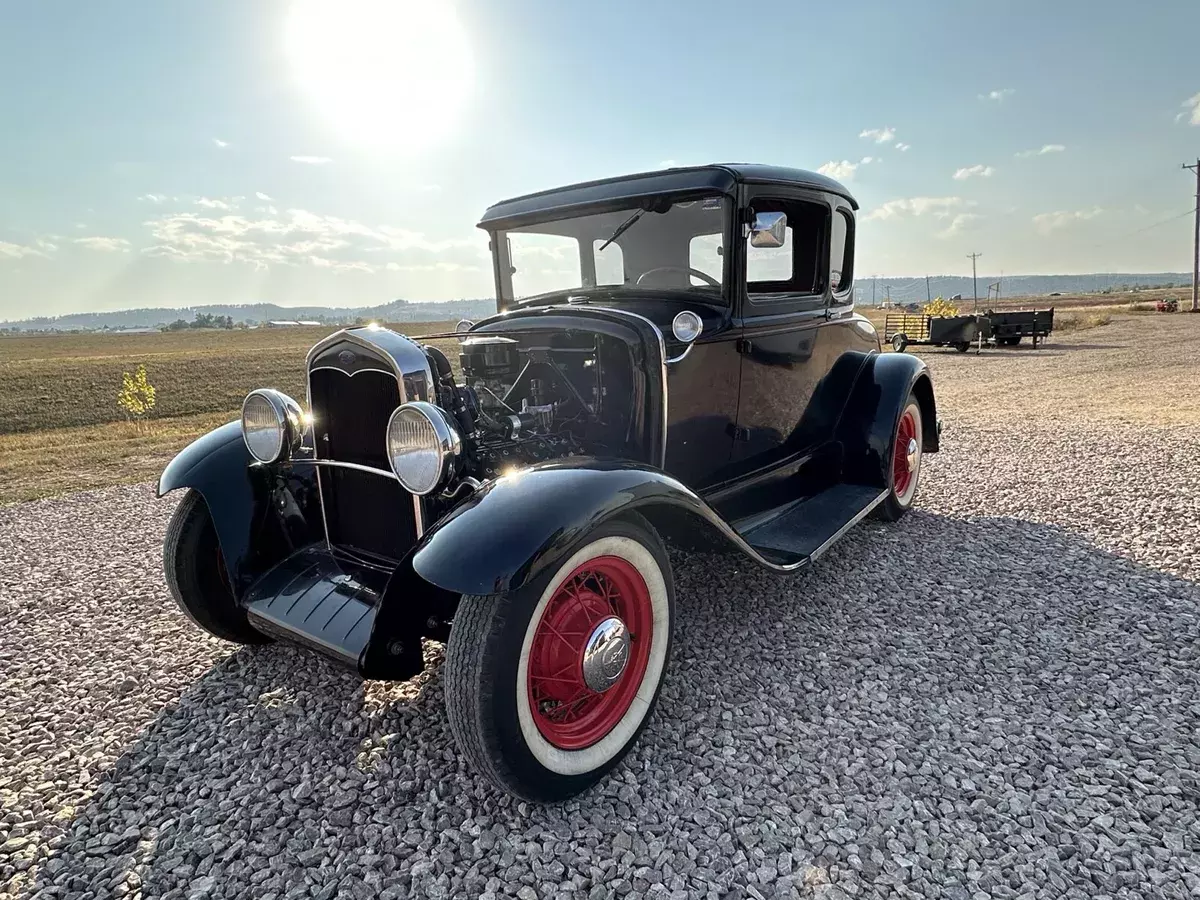 1931 Ford Model A Coupe Black 5W 1931 Ford Model A 5W