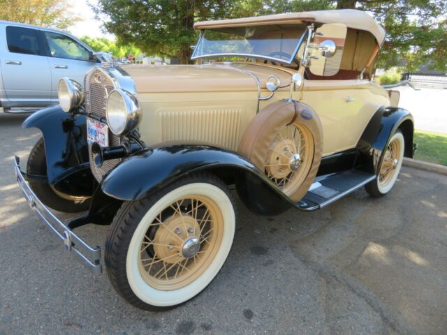 1931 Ford Model A Deluxe Dual Side Mount Roadster 1931 Ford Model A Deluxe Roadster